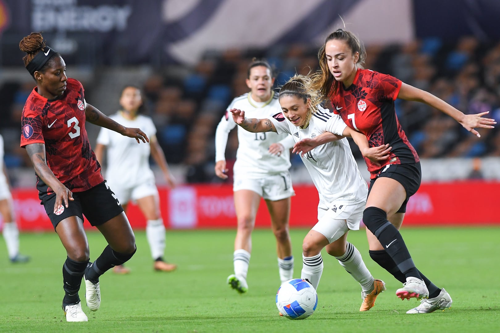 Costa Rica Canadá Copa Oro Femenina. Foto: Concacaf. com
