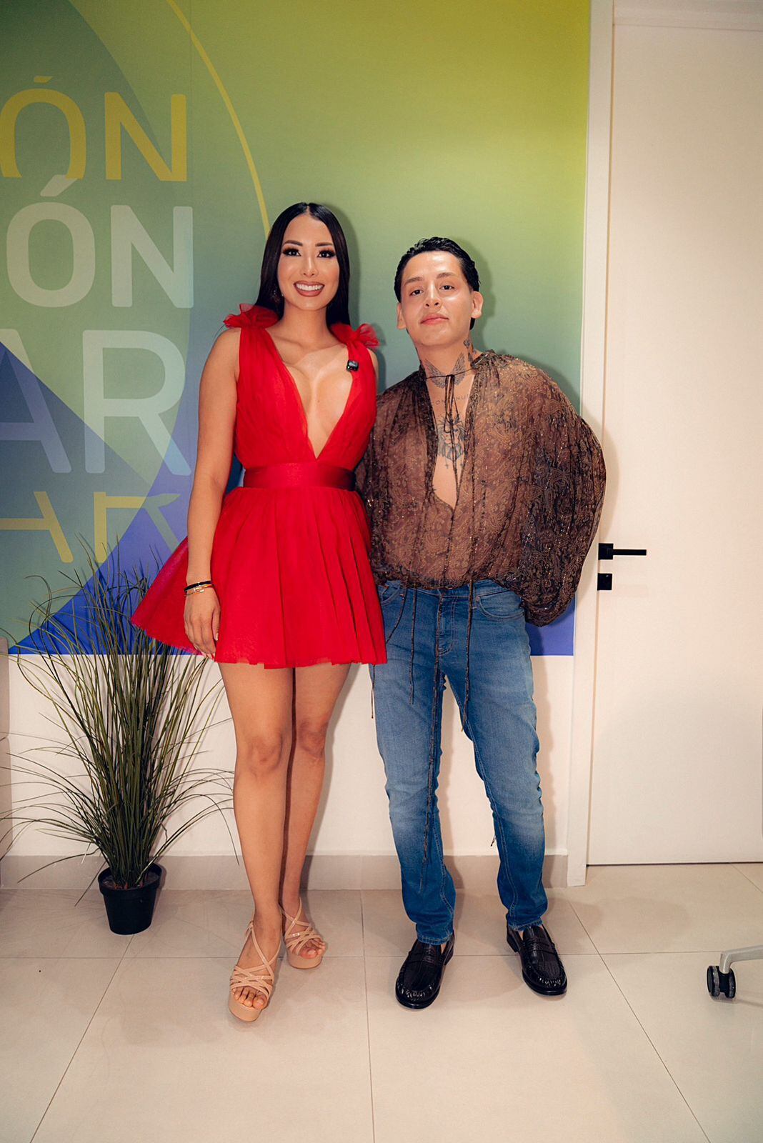 Elena Correa en el canal TVN de Panamá