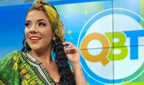 La presentadora de televisión, Natalia Rodríguez, y su esposo Emilio Garro.