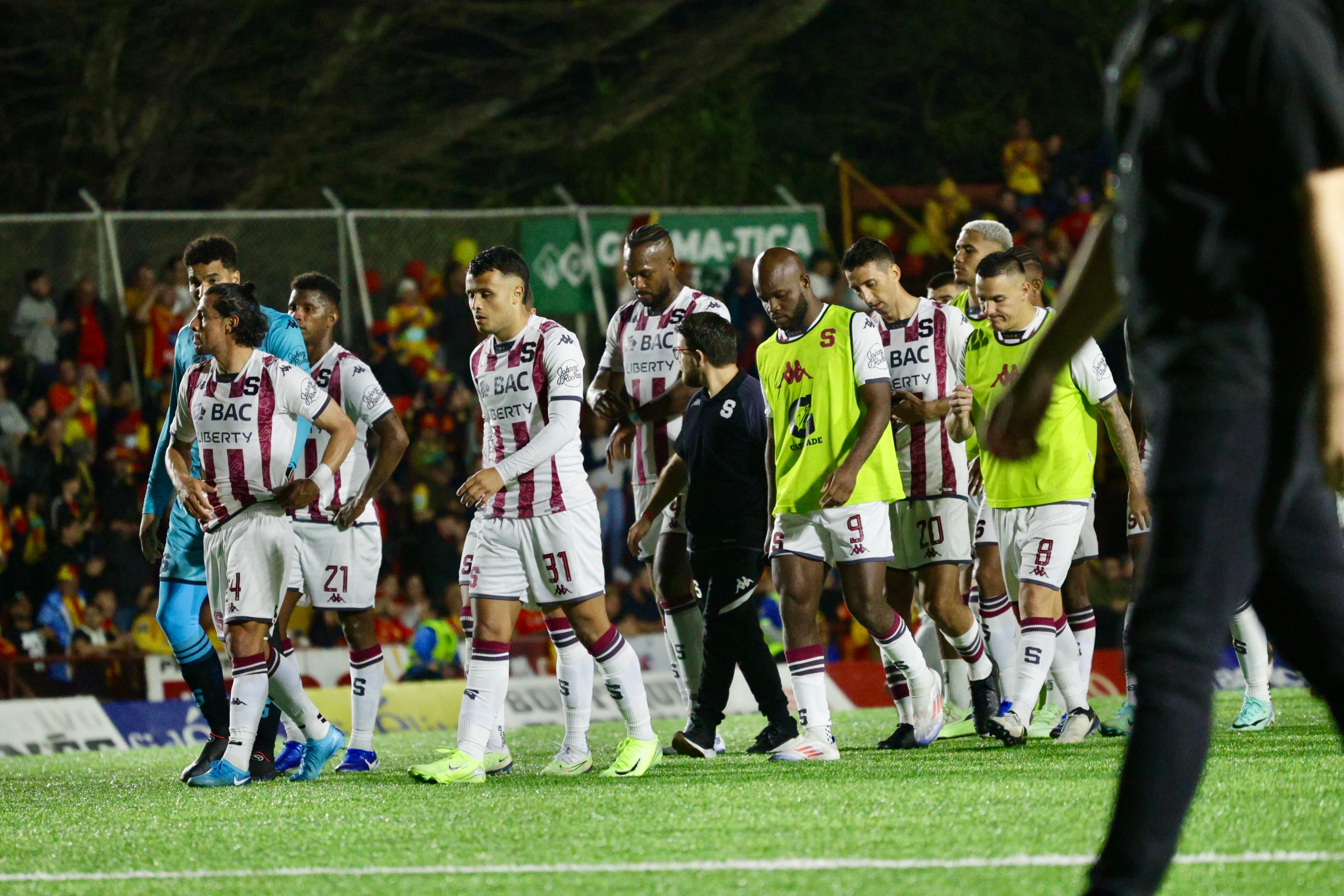 15/12/2024, Heredia, Barva, Estadio Carlos Alvarado, partido de ida de la final de segunda fase, del torneo de apertura 2024, entre el Club Sport Herediano y el Deportivo Saprissa.