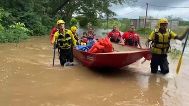 Lluvias castigaron a Costa Rica: un fallecido, una desaparecida, evacuaciones y muchas emergencias