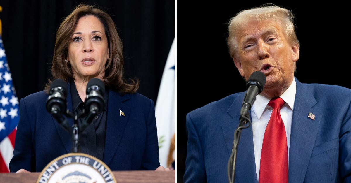 La demócrata Kamala Harris y Donald Trump buscan la silla presidencial