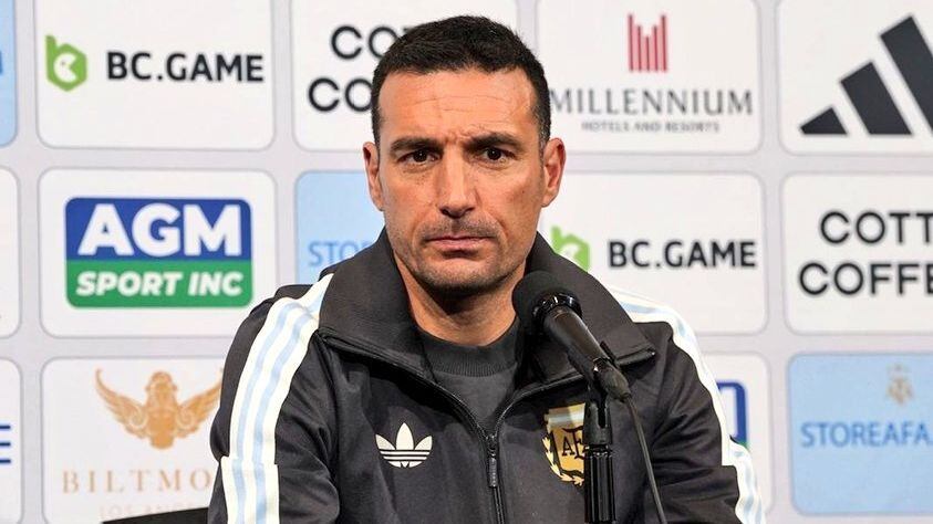 Lionel Scaloni, técnico de Argentina