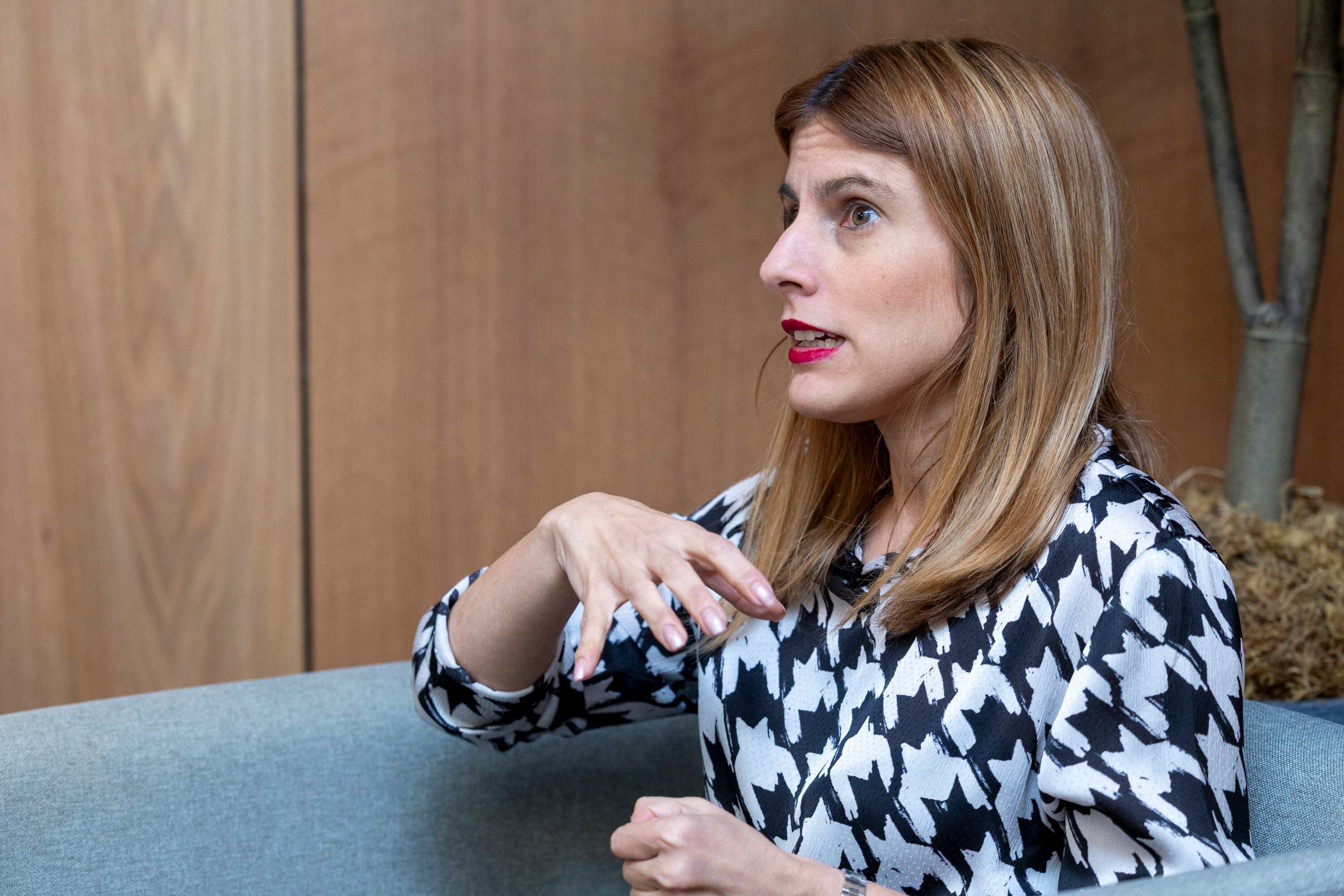 16/10/2024, San José, Asamblea Legislativa, entrevista con la diputada Andrea Alvarez.