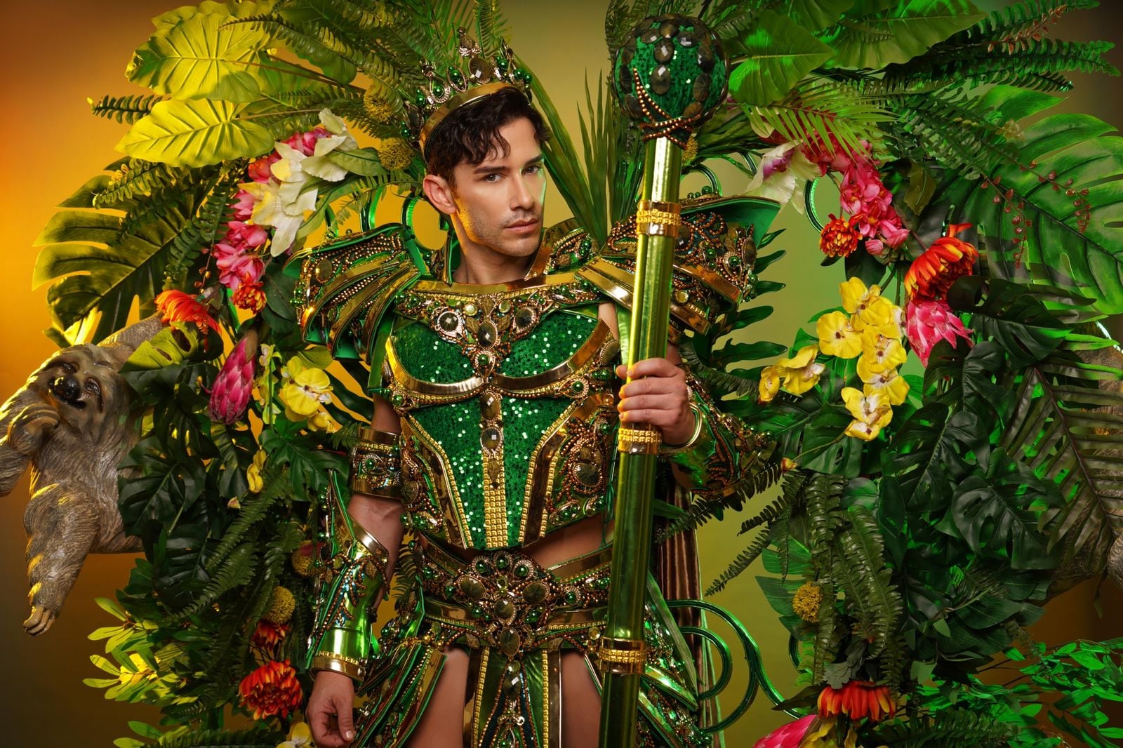 El modelo costarricense José Mario Rodríguez en el concurso Man of the World 2026, que se realiza actualmente en Manila, Filipinas