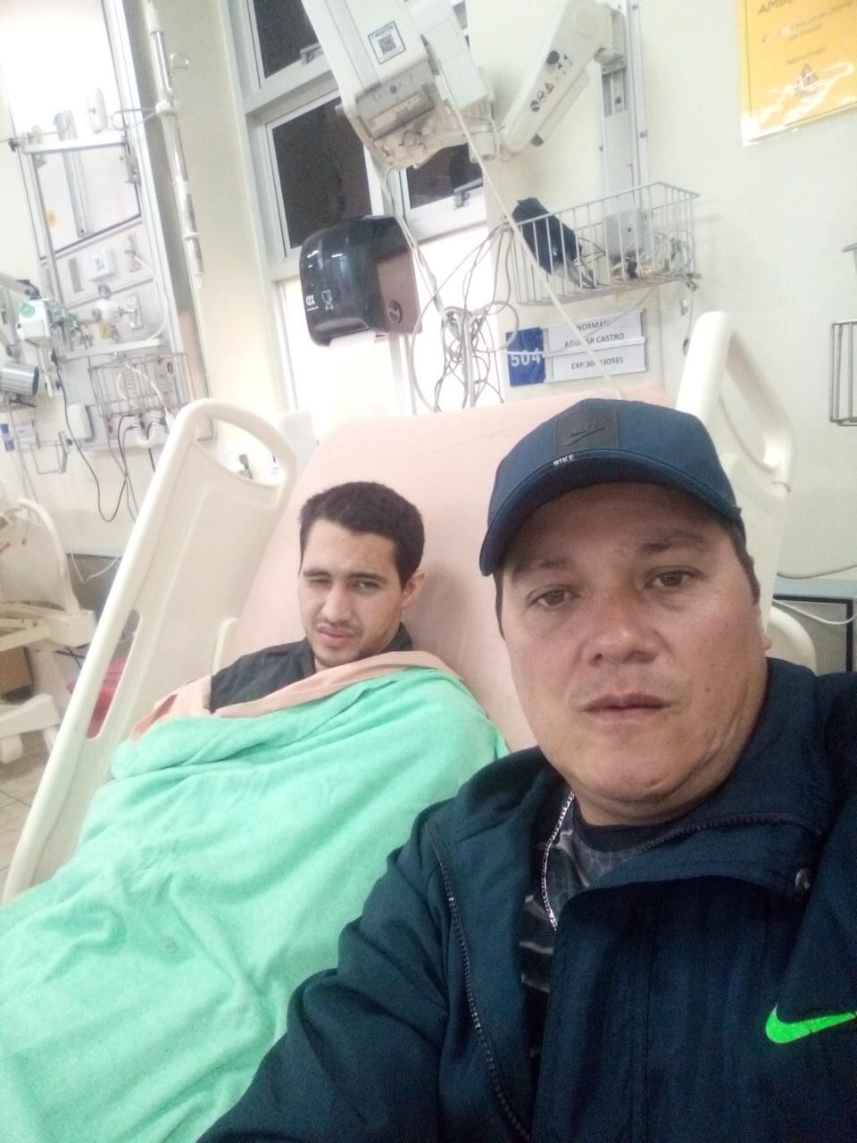 Norman Aguilar Castro en un joven de 29 años padece el padece el síndrome Von hippel lindau