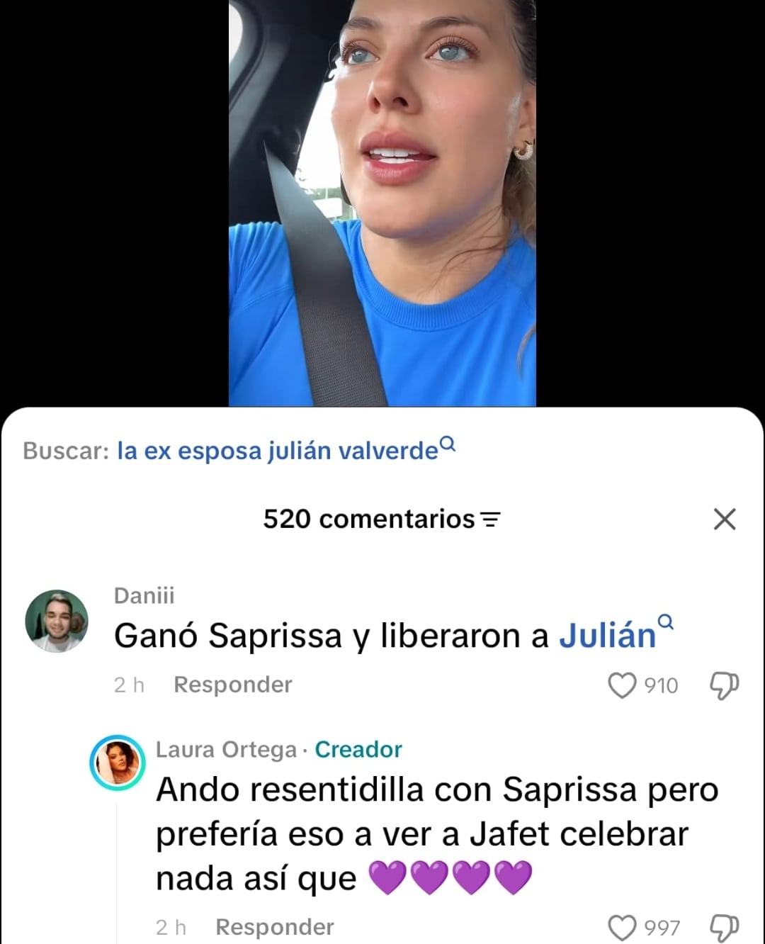 Ortega afirmó que está resentida con Saprissa.
