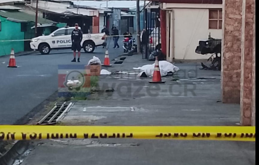 Triple homicidio Paso Ancho. Foto: Comunidad Waze