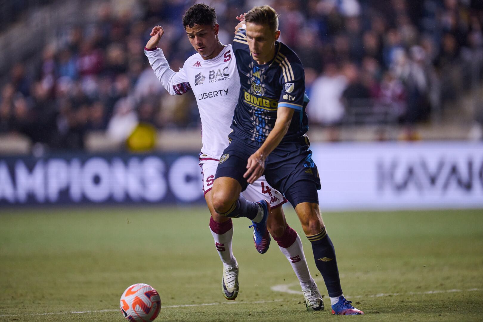 Saprissa - Unión Filadelfia. Foto: Concacaf.com