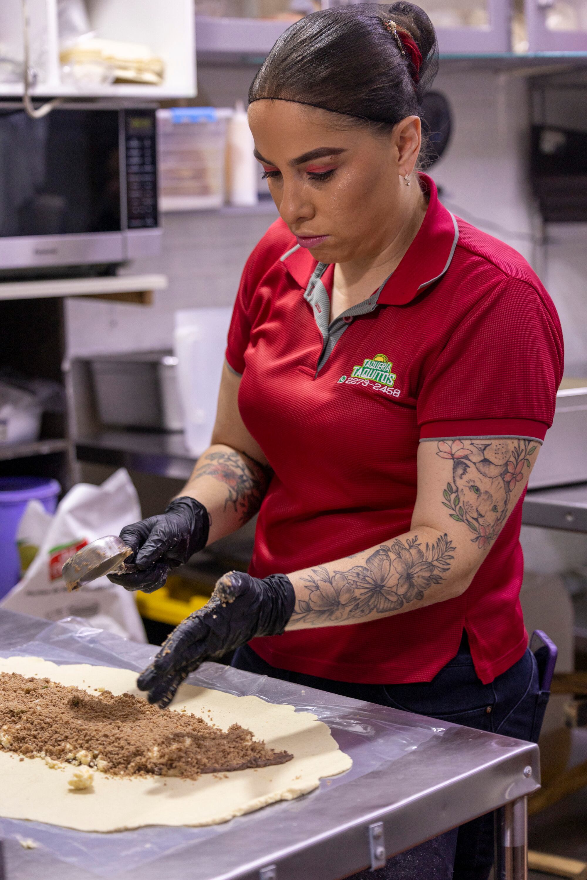 24/04/2025, San José, Sabanilla, entrevista con Javier y sus colaboradoras, Marine Chaverri y Magaly Soto, para hablar acerca de la taqueria.