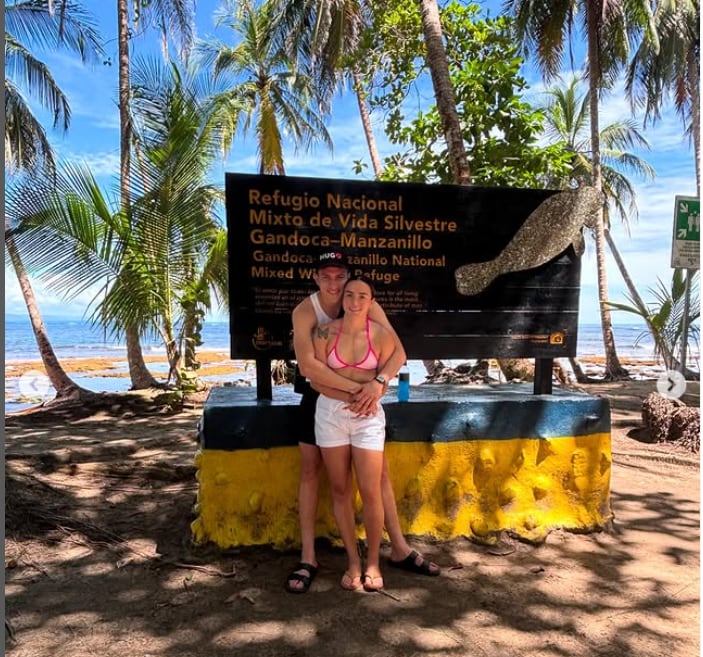 Melissa Herrera y Rafael Inzunza en el Caribe sur