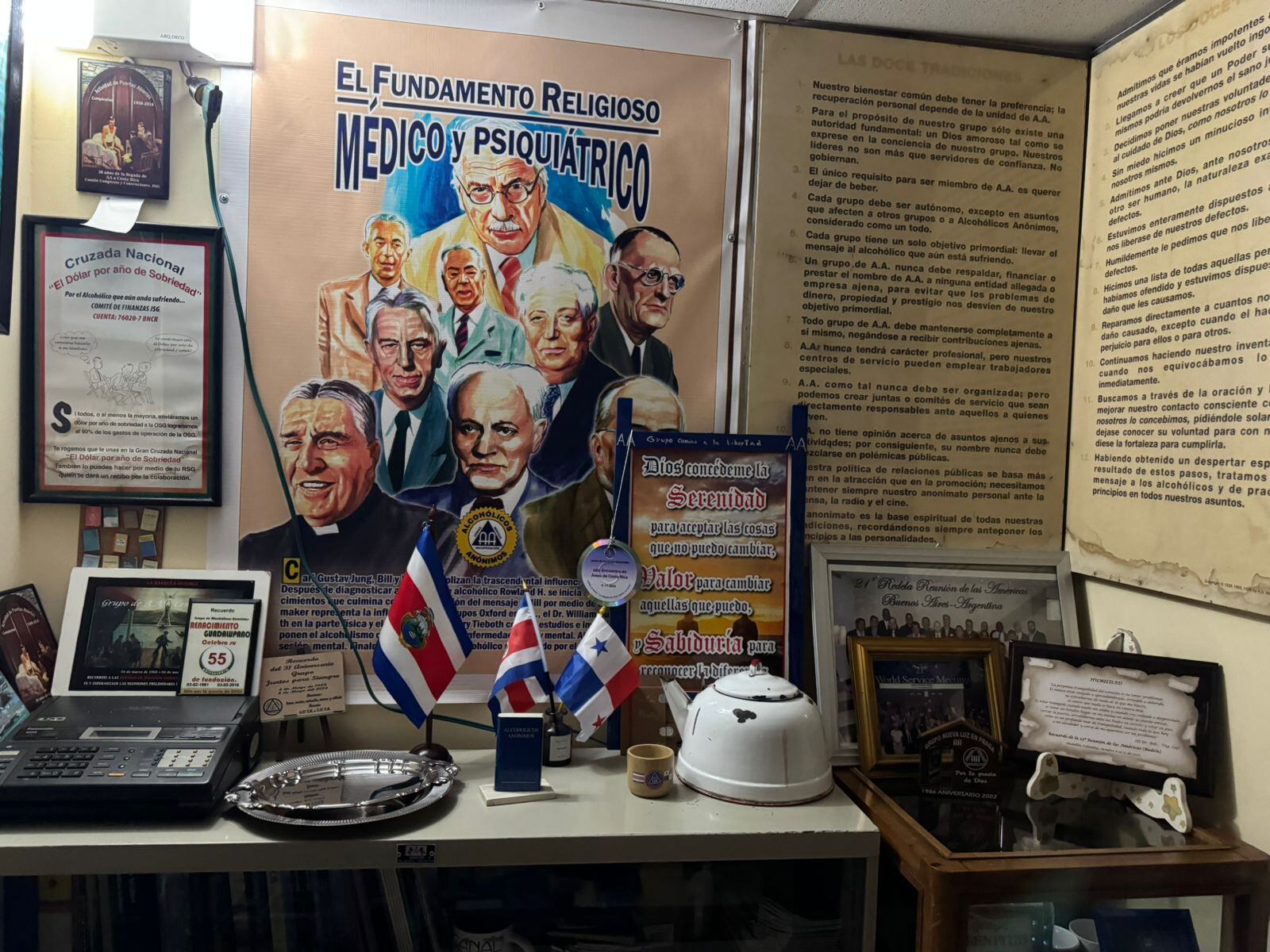 Rafael Ángel Jenkins Grispo es el presidente de Alcohólicos Anónimos Costa Rica 2025