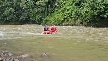 Despliegan operativo con drones y rescatistas para buscar a mujer desaparecida en río San Carlos