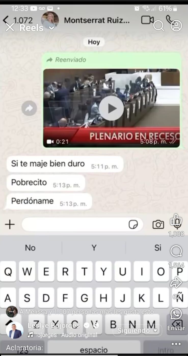 Leslye Bojorges y Pilar Cisneros sobre supuesta burla