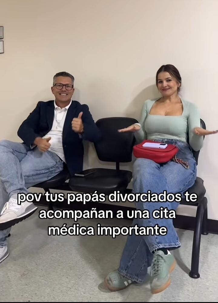 Shirley Álvarez y su exesposo Alex Cuadra tienen una gran relación por su hija