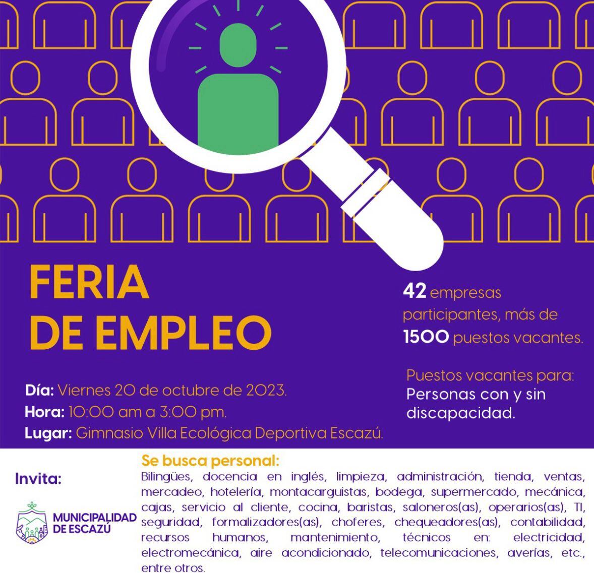 Feria de empleo 20 de octubre