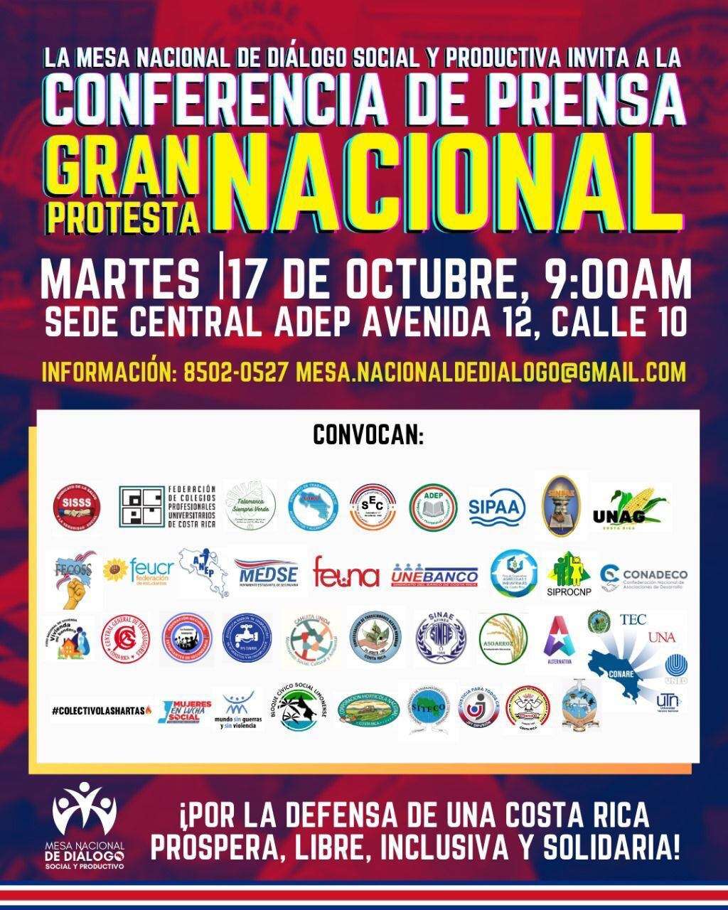 La marcha arranca a las 9 de la mañana en la plaza de la Democracia