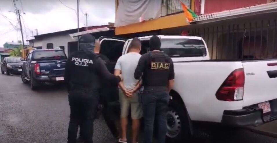 Detienen a sospechosos participar en homicidio de mujer en Limón en el año 2020. Foto OIJ.