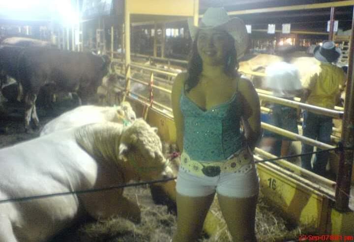 Cantante Stefanny Herrera, conocida como "La Cumbierita".