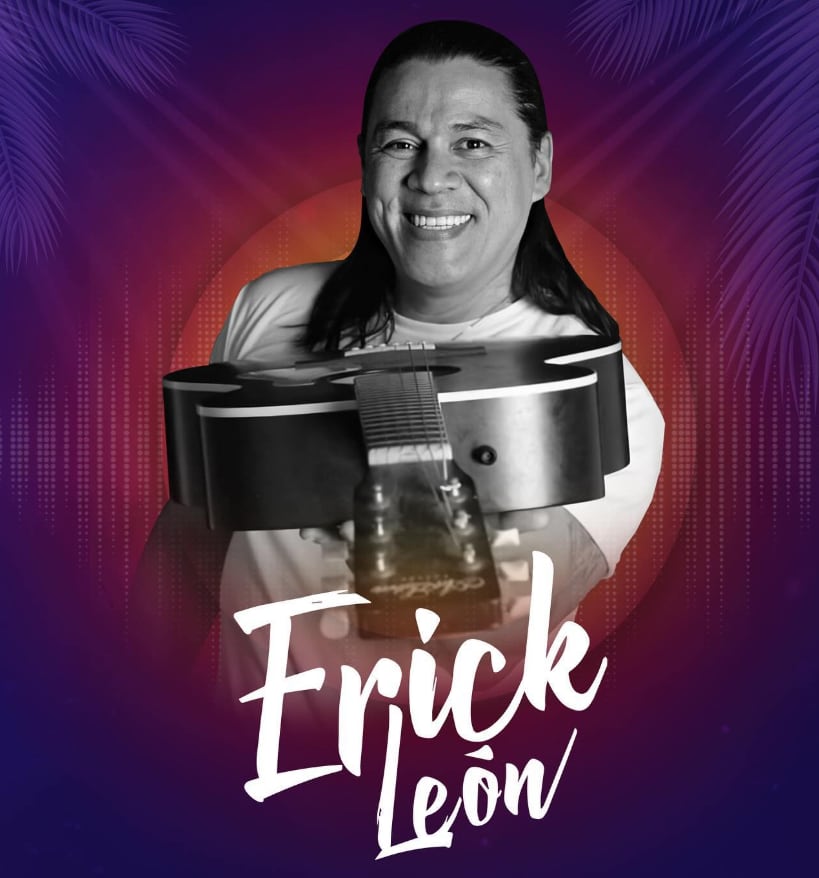 Erick León, músico y dueño del grupo La Jungla.