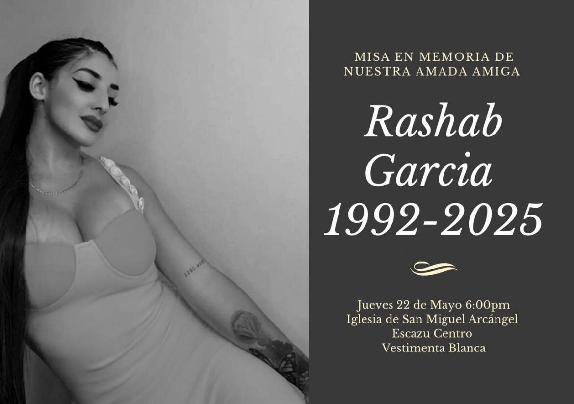 Rashab García será despedida este jueves en Escazú