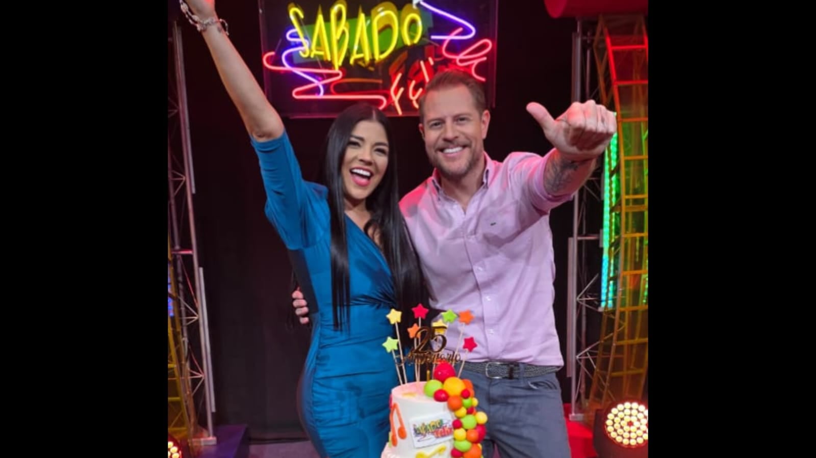 Así es el nuevo set que Teletica construyó para Sábado feliz | La Teja