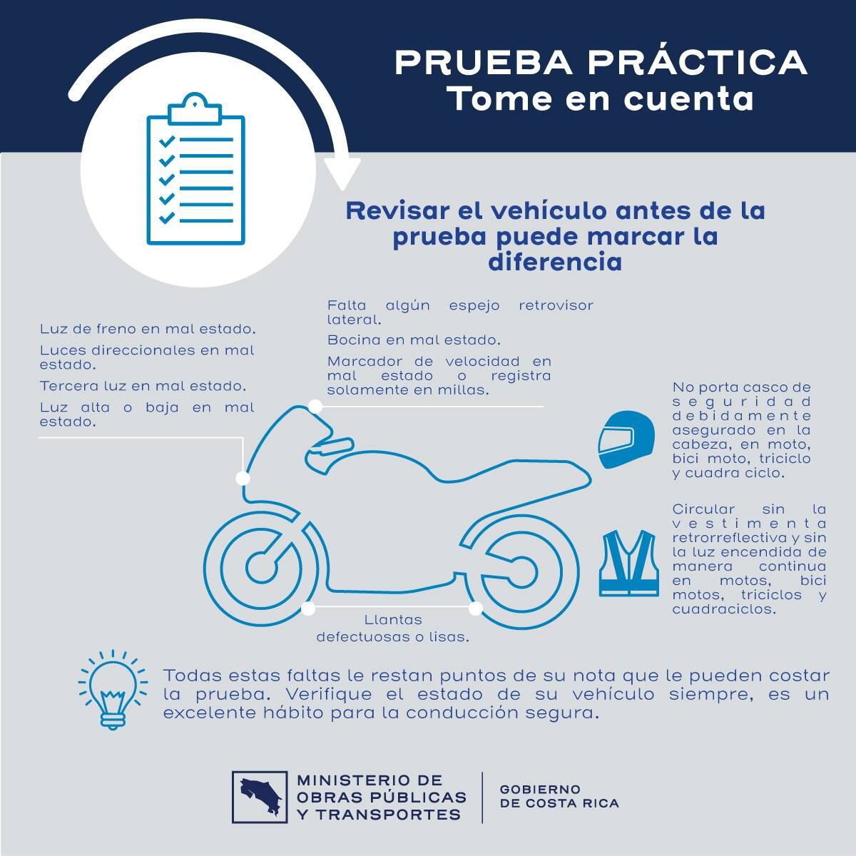Los usuarios que realizarán la prueba práctica de manejo en moto deberán tomar en cuenta estos consejos antes de hacerla.
