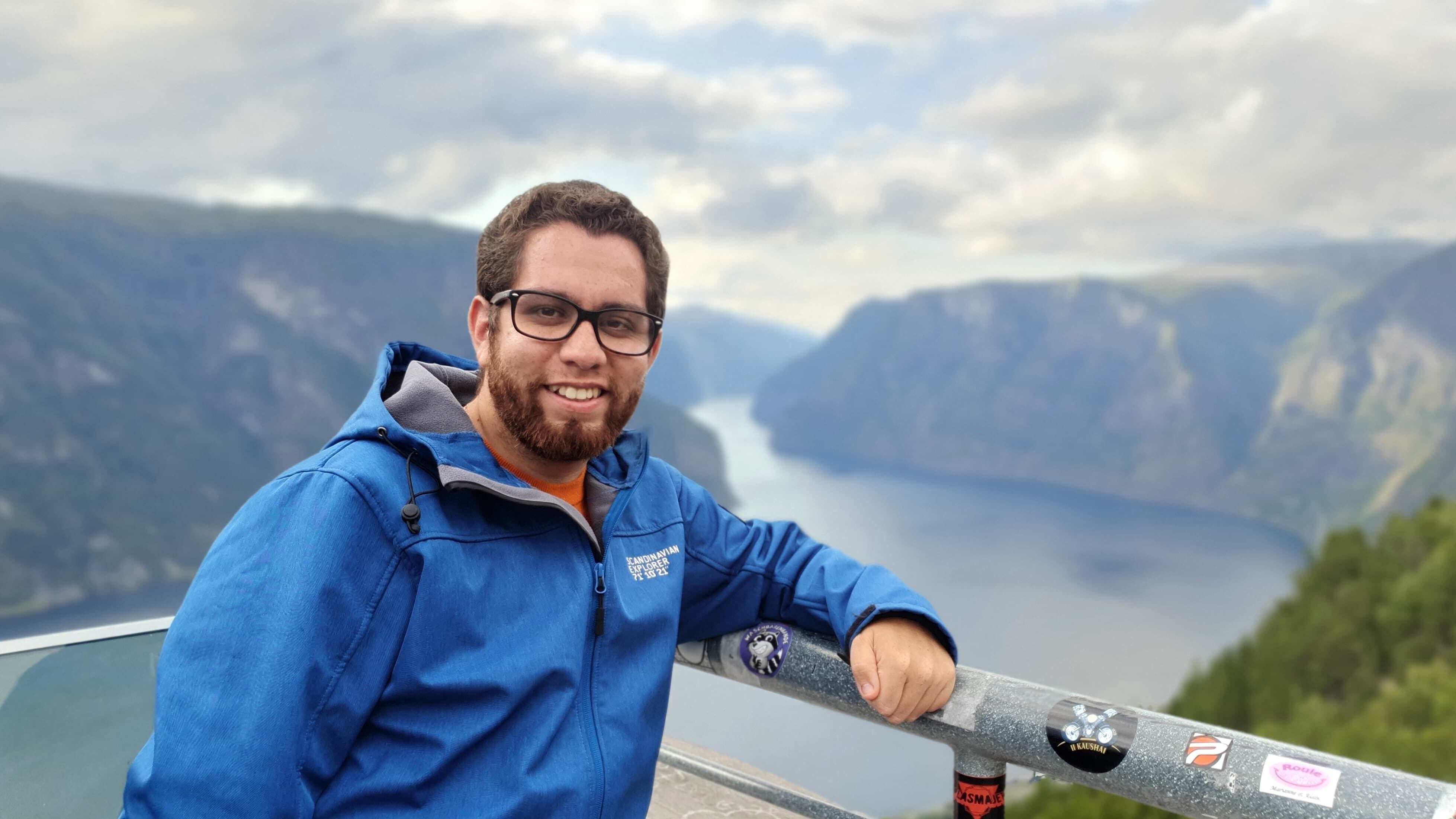 Greivin Sibaja lleva más de cuatro años viviendo en Noruega y ha vivido la escalada en el conflicto entre Ucrania y Rusia. Foto: Cortesía Greivin Sibaja.