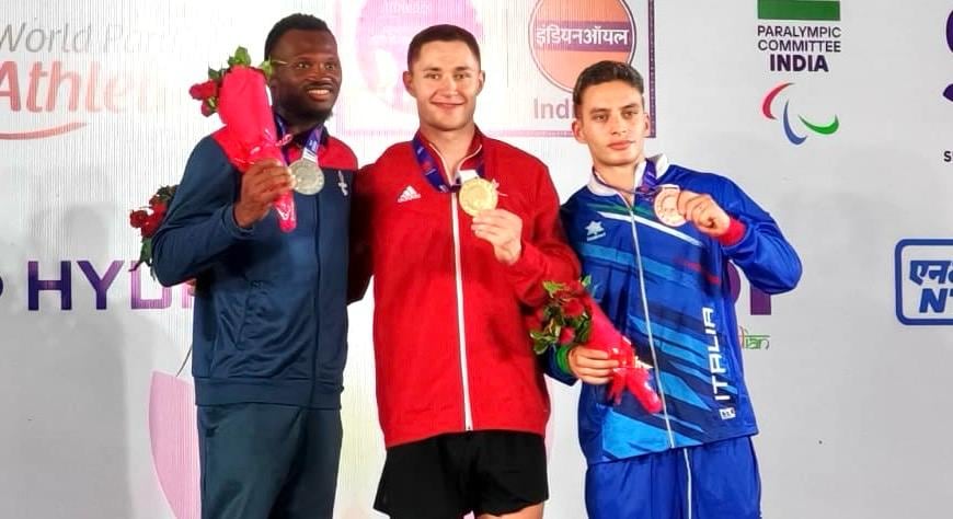 Sherman Guity obtuvo la medalla de plata en el mundial de paratletismo de Nueva Delhi, India.