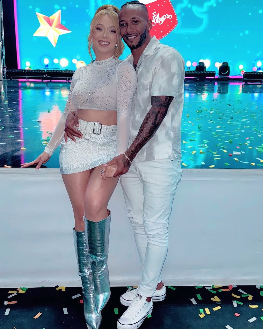 Melania Villalta y Jeikel Venegas en El Chinamo 2024