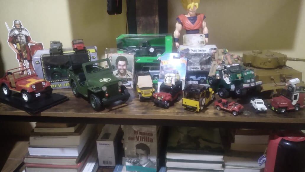 Un jeep willys modelo 65 es la adoración de Diego Quesada y ama este carro desde que nació. Cortesía.