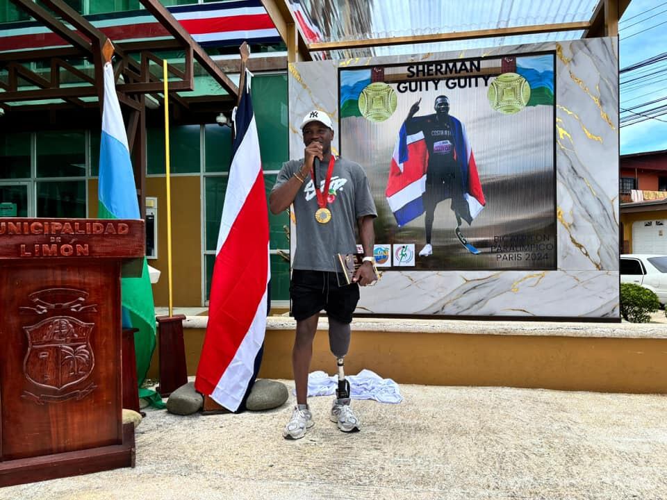 Sherman Guity, paratleta, Limón