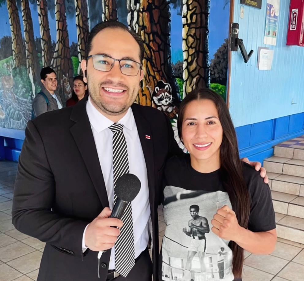 Nacida en Nicaragua pero nacionalizada costarricense, la campeona mundial Yokasta Valle participó en las elecciones 2026.