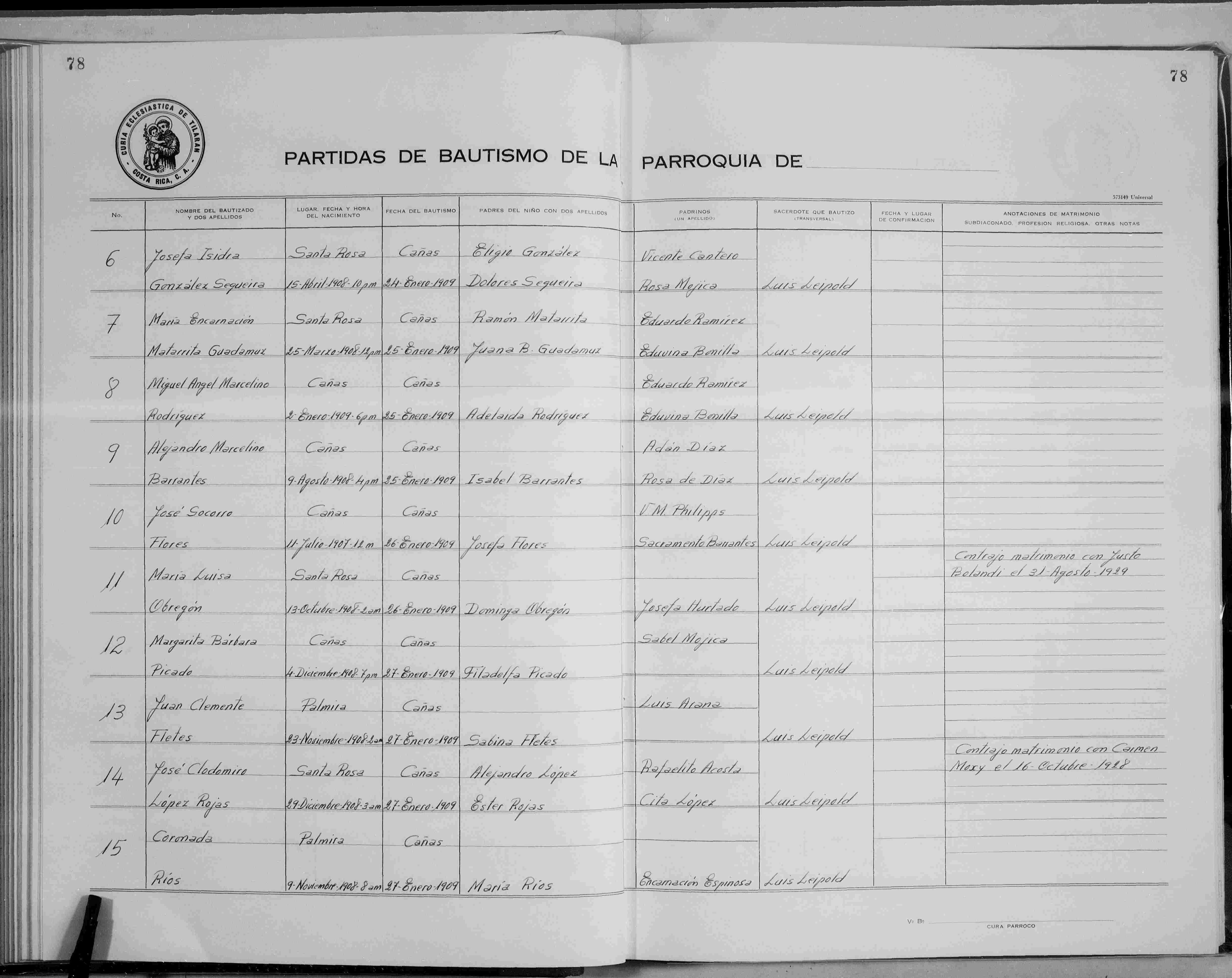 El vecino de Cañas, Guanacaste, José Flores Flores, es el ser humano de mayor edad con vida, tiene 117 años. Ubicamos el documento oficial de la iglesia católica de Costa Rica que confirma la fecha de nacimiento y la fecha de bautizo.