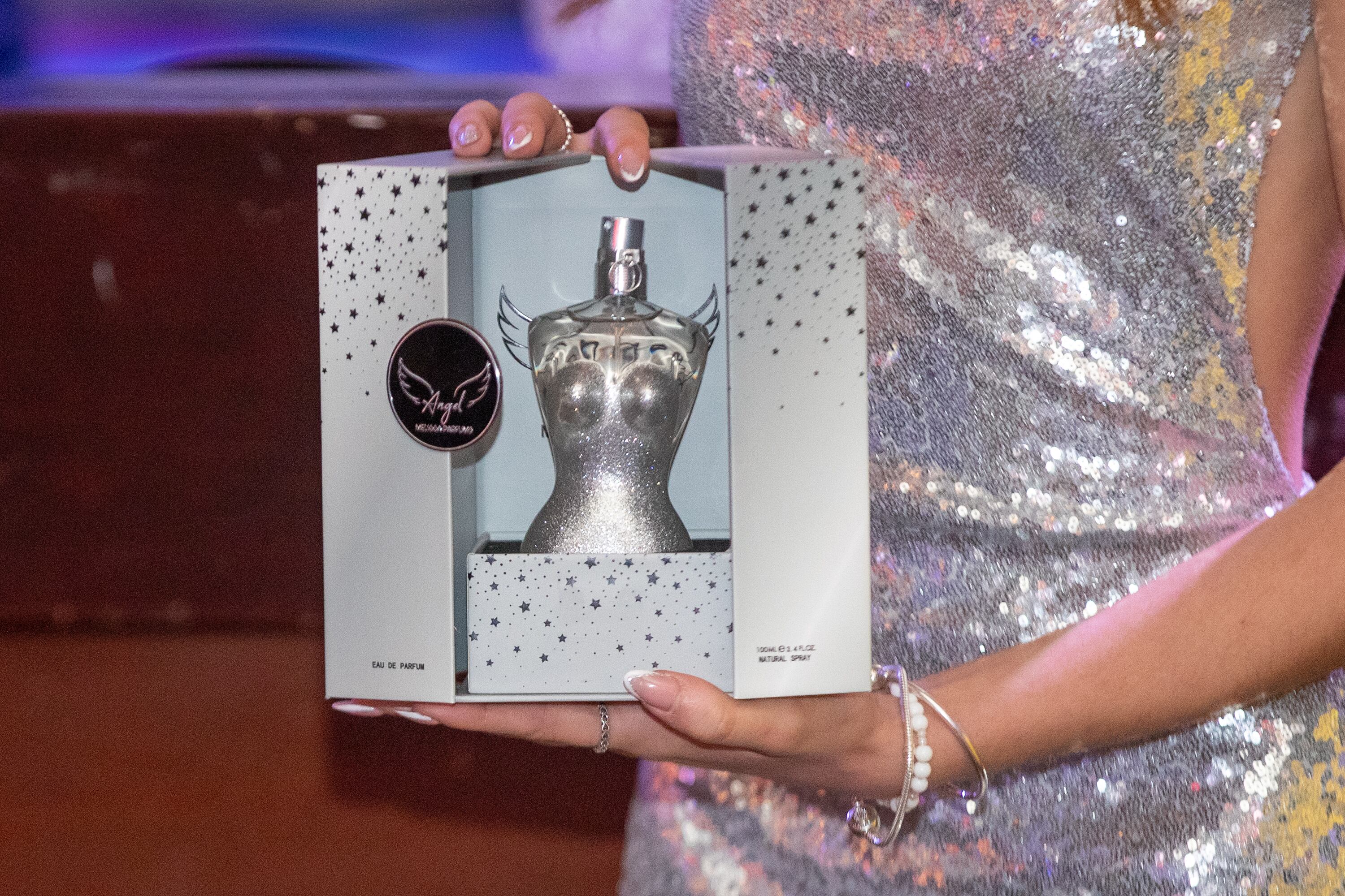 29/11/2023, San Jose, Grand Casino Escazu, presentación de los nuevos perfumes de Melissa Mora.