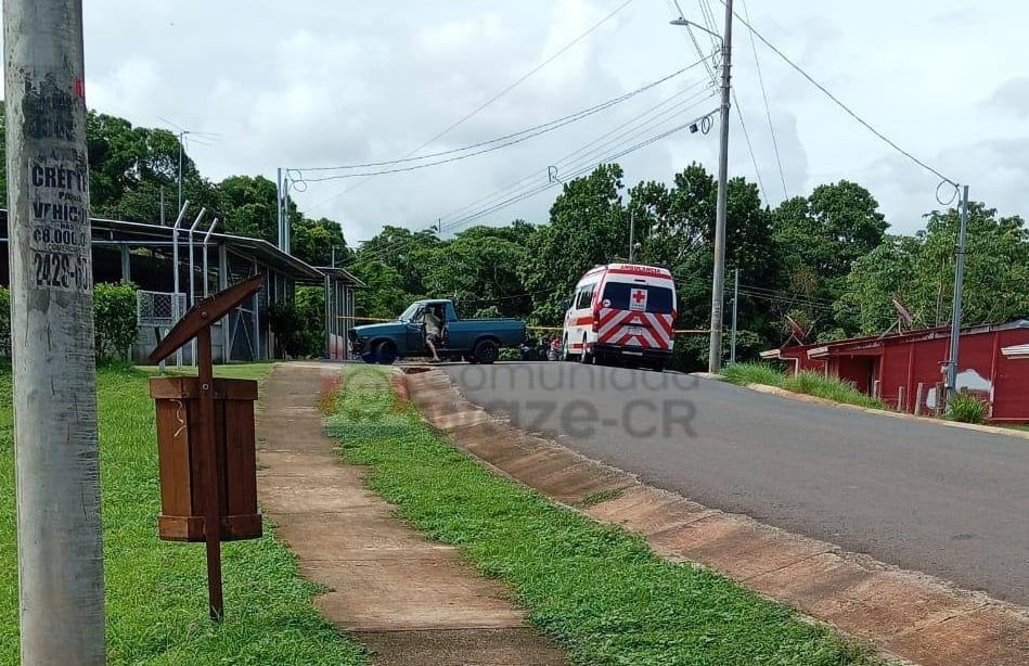 El crimen ocurrió en el sector de Bejuco, en Parrita. Foto Waze CR.