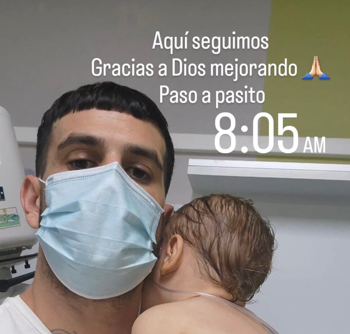 Ganoza. Hijo hospitalizado