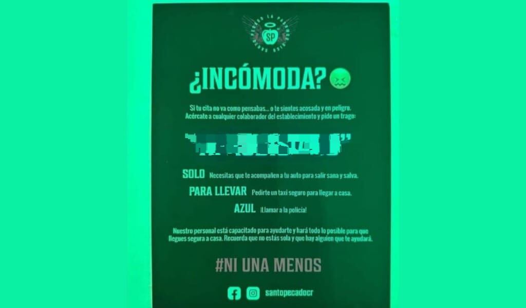 La ingeniosa estrategia de una cadena de bares tico para salvar a mujeres en peligro