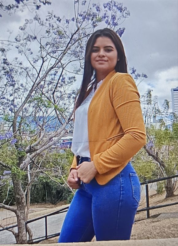 Junieysis Adely Merlo Espinoza, de 29 años, una tiktoker nicaragüense radicada en Costa Rica, está desaparecida desde el 31 de marzo del 2026. Foto: OIJ