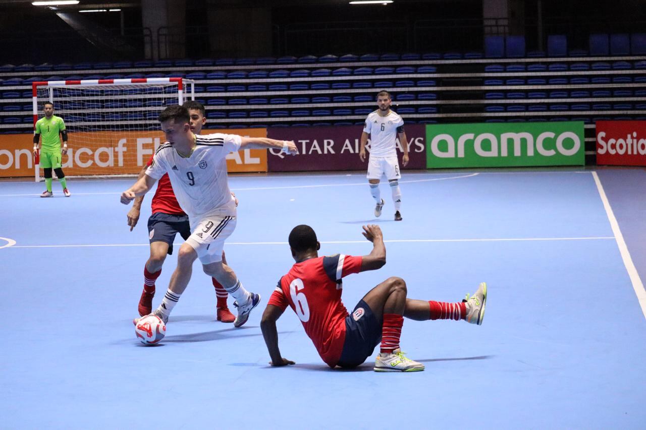 Pablo Rodríguez fue una de las figuras ofensivas de Costa Rica ante Cuba. Fotografía: FCRF