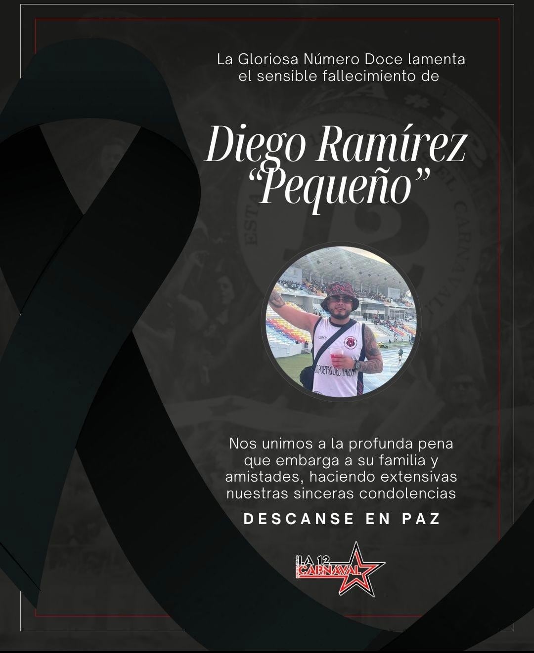 Luis Diego Ramírez Peñaranda, conocido cariñosamente como Pequeño, murió ahogado luego de salvarle la vida a su novia en el río Costa Rica, en Guápiles de Pococí. Foto: Tomada de redes sociales