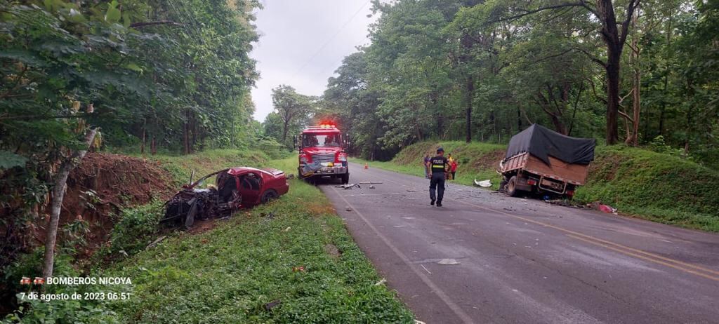 La mujer falleció en el lugar de accidente. Foto cortesía.