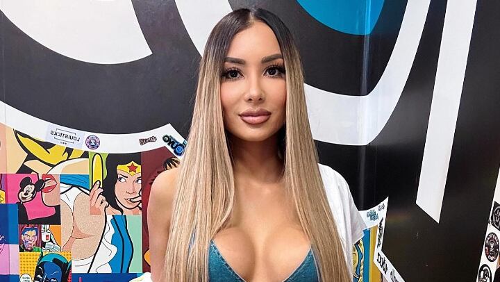 Elena Correa, cantante y modelo.