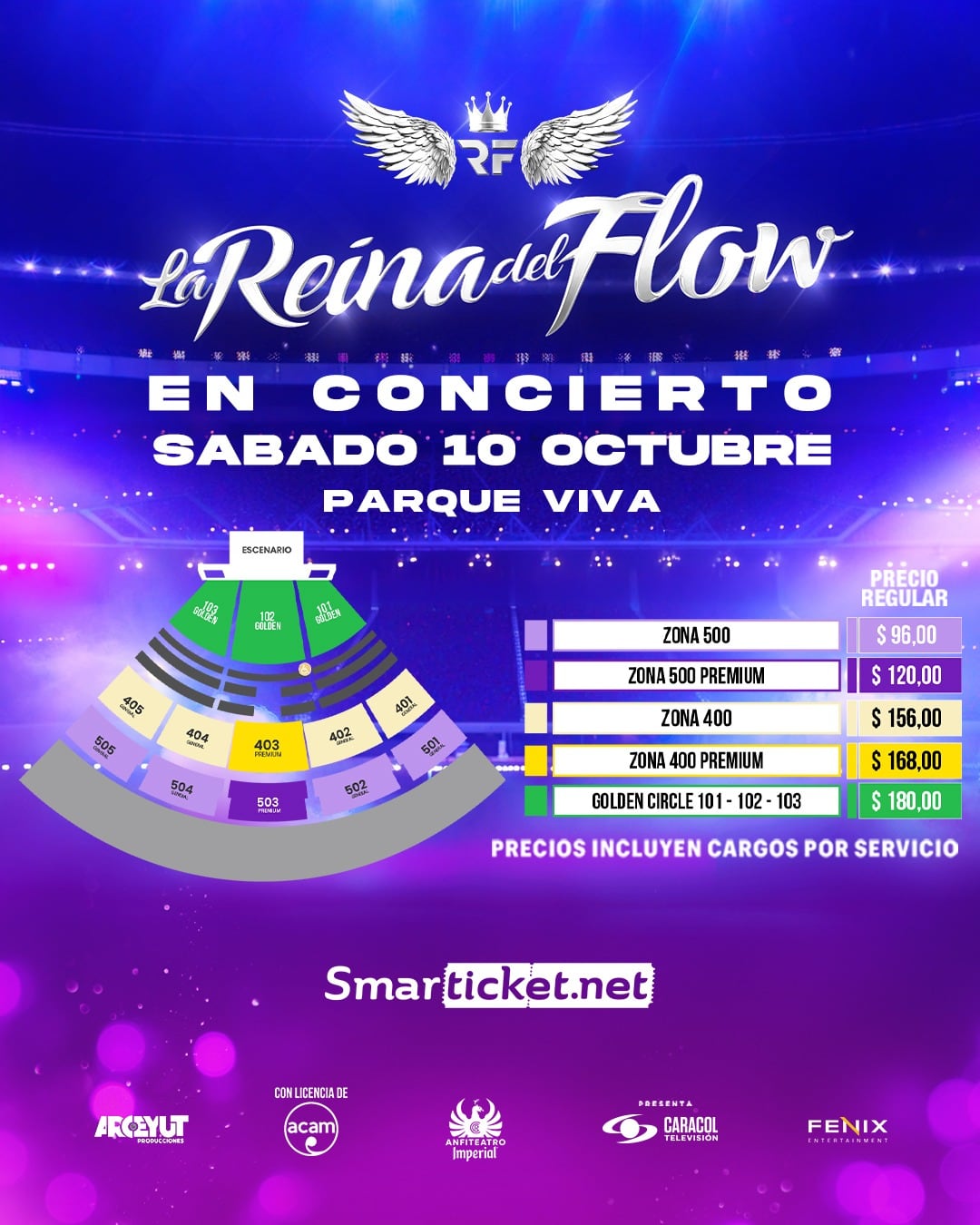La Reina del Flow tendrá un espectáculo oficial en Costa Rica.