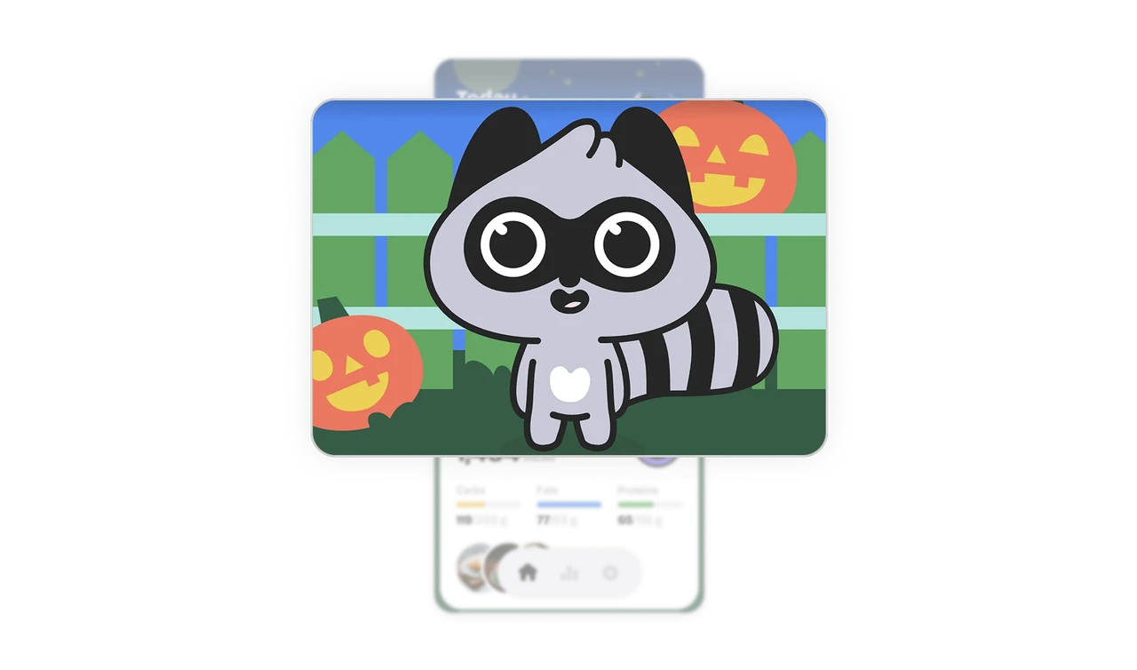 BitePal el app del mapache para bajar de peso