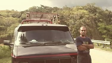 Icónica camioneta de Los Magníficos anda por Costa Rica y ya es famosa en este lugar