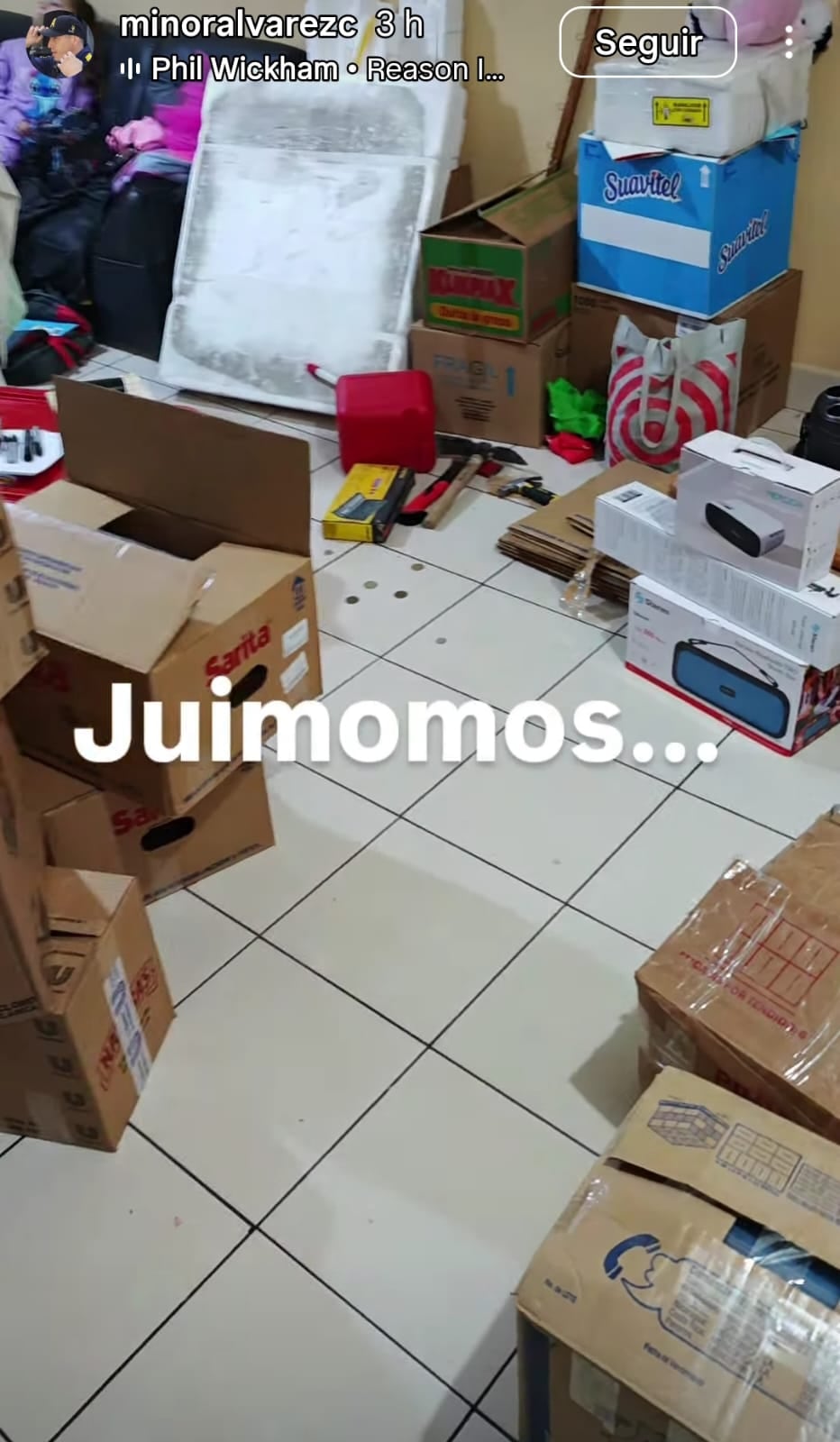 Minor Álvarez dejó esta historia en sus redes sociales