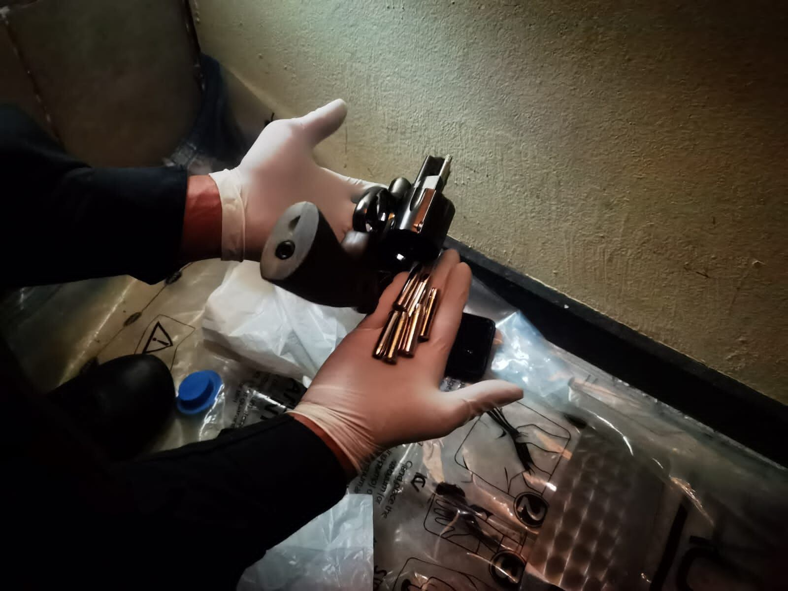 Murray fue detenido cuando estaba atrincherado en su casa. Foto MSP.