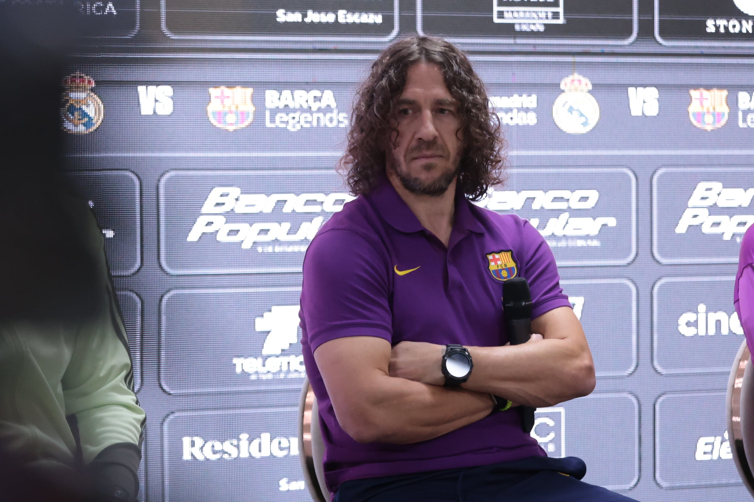 06/02/2026/ conferencia de prensa del evento Leyendas CR donde ex jugadores del Real Madrid y el Barcelona / Foto John Durán