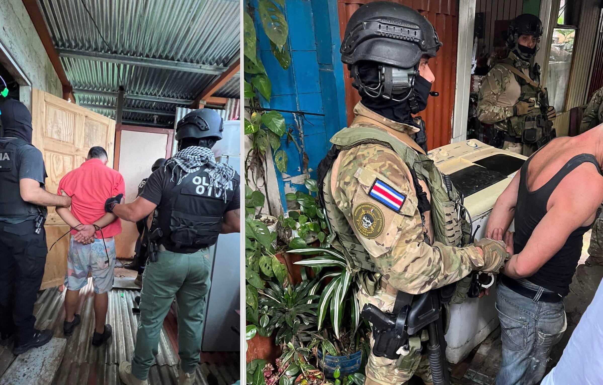 Detenidos en Rio Azul